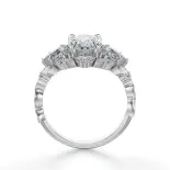 Pierścionek z diamentem gruszka białe złoto SBPZ_051